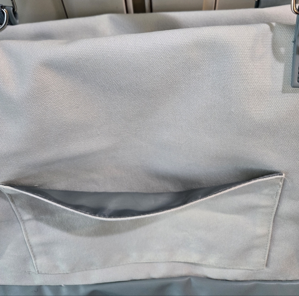 New DSW Weekender Bag Blue And White - Picture 10 of 10